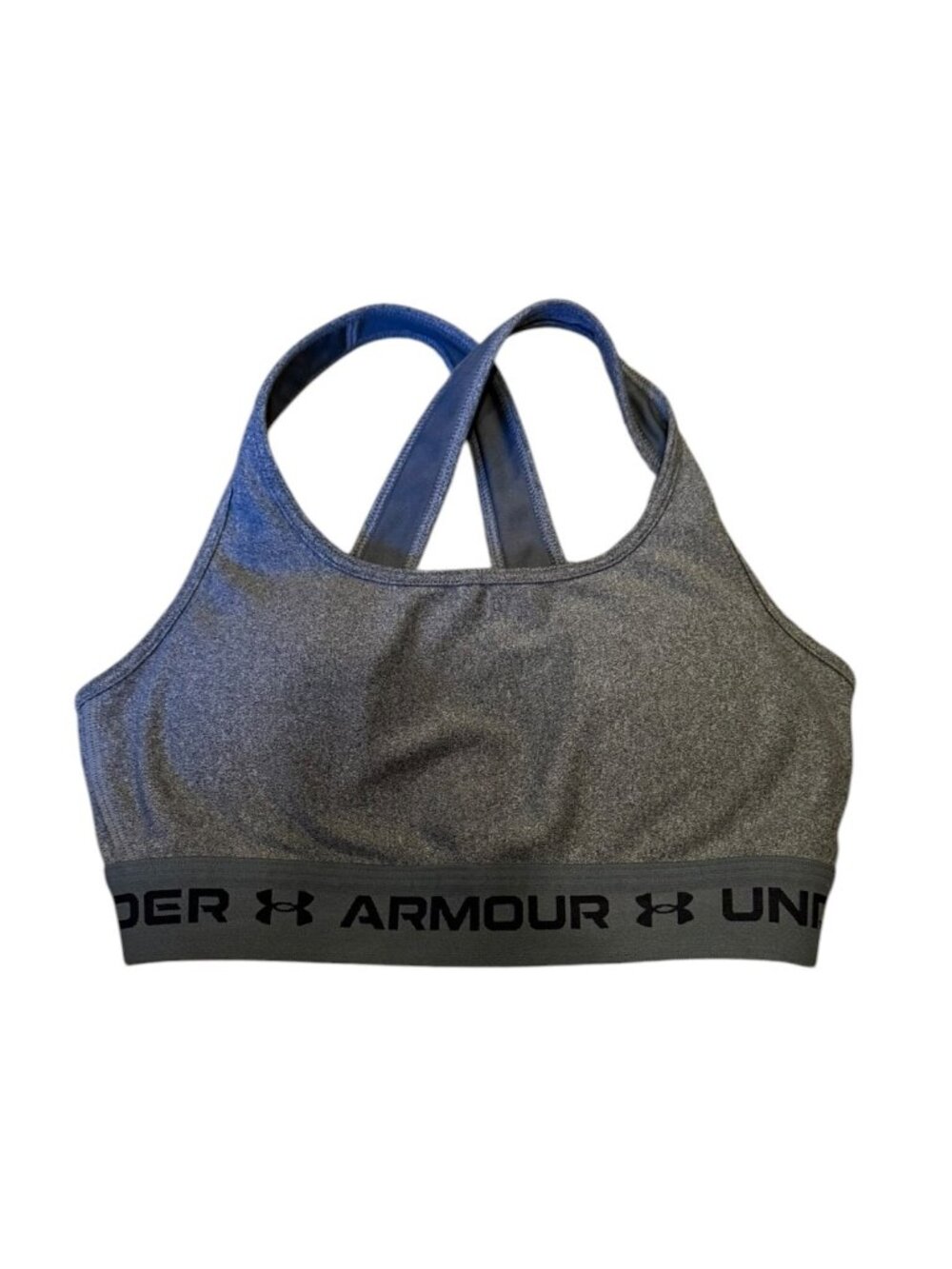 Under Armour Compression Sports Bra Gray, Size Small